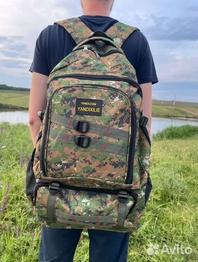 Рюкзак мужской тактический туристический 60л, 70л