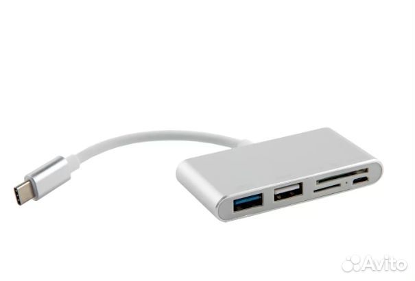 Многофункциональный адаптер USB type-C 5 в1