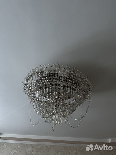 Светильник потолочный хрустальный Гусь-хрусталь