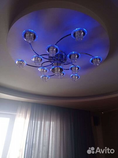 Люстра потолочная светодиодная бу