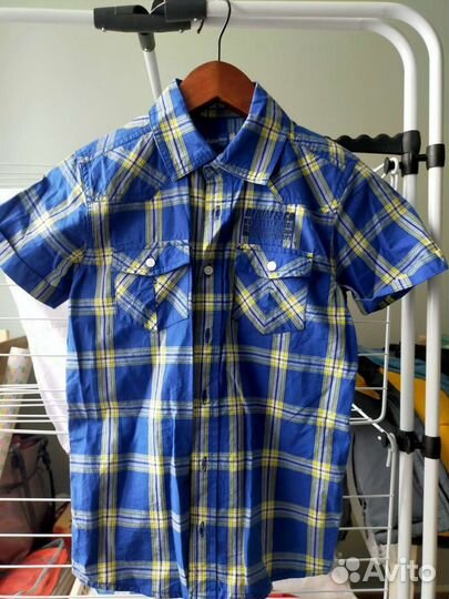Рубашка для мальчиков рост 140