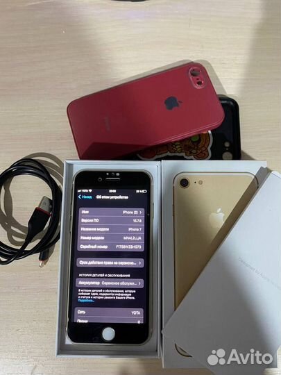 Телефон iPhone 7 128gb gold