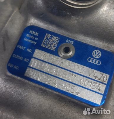 Турбокомпрессор 03N253020G VW arteon 2.0 biturbo