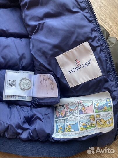 Пуховик Moncler детский