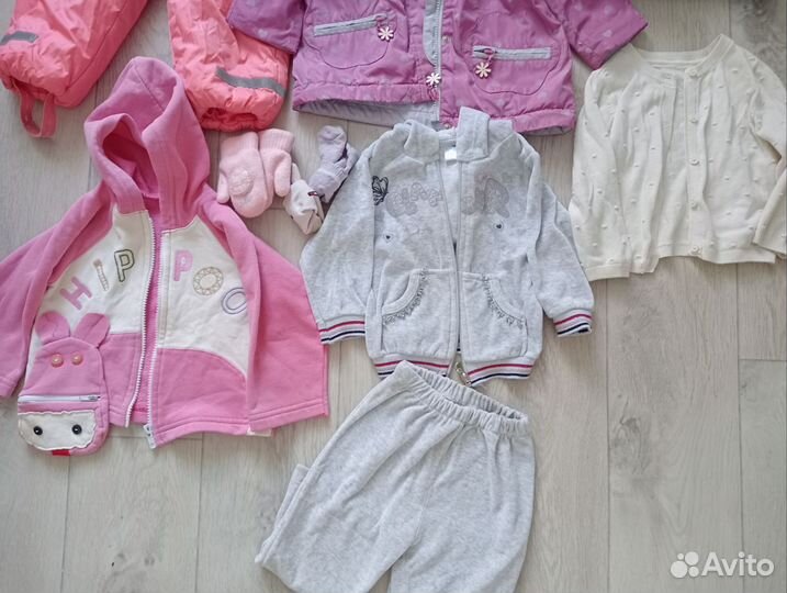 Вещи пакетом для девочки 74 80