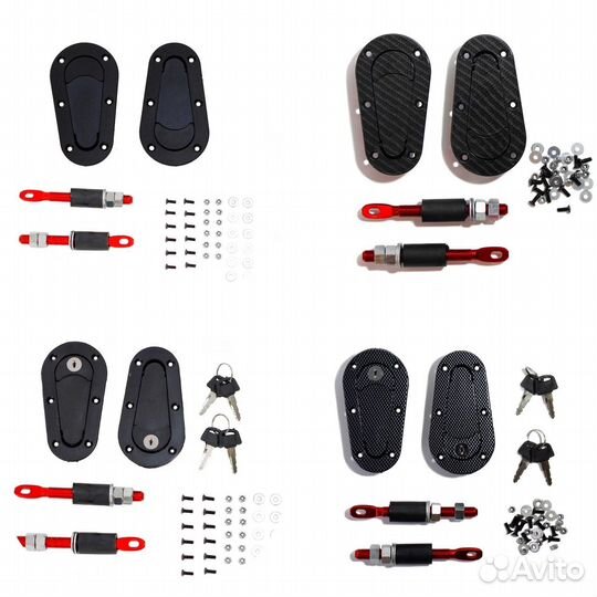 Спортивные замки капота D1 style