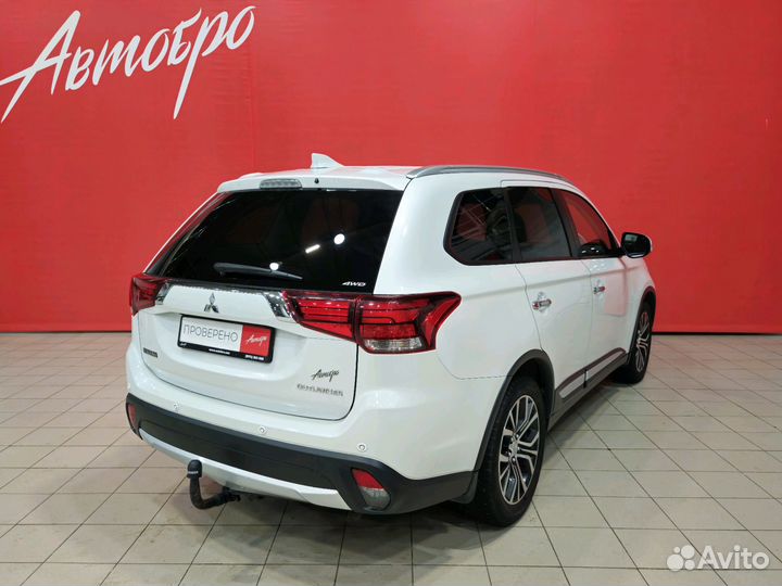 Mitsubishi Outlander 2.4 CVT, 2018, 136 000 км