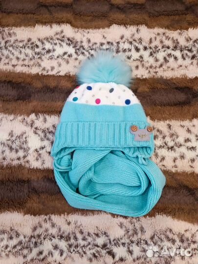 Комплект шапка и шарф