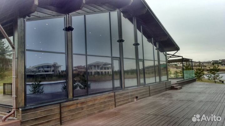 Тонировка окон, стекл зданий, офисов, квартир