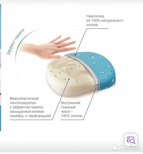 Подушка-позиционер ортопедическая