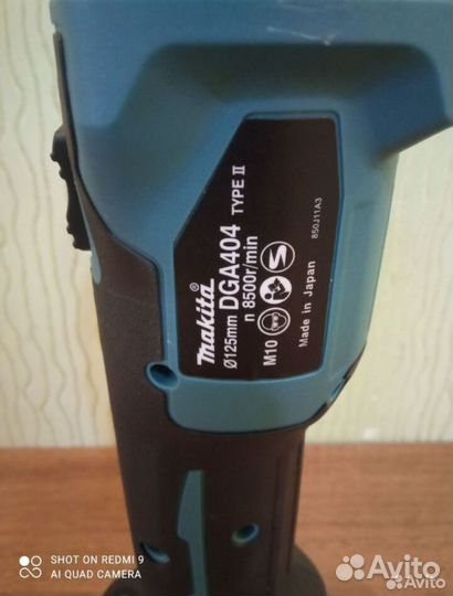 Аккумуляторная ушм болгарка Макита тушка новая