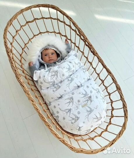 Конверт кокон на выписку и в коляску