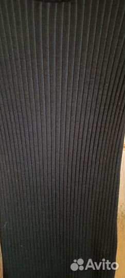 Платье лапша длинное черное