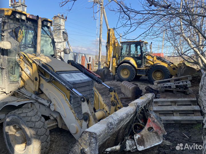 Услуги экскаватора погрузчика с гидромолотом