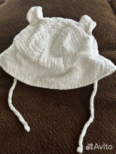 Панама для девочки муслиновая 6 мес