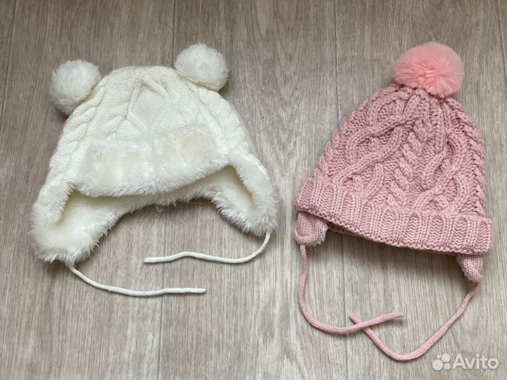 Шапка зимняя 6-12 и 12-24 месяца