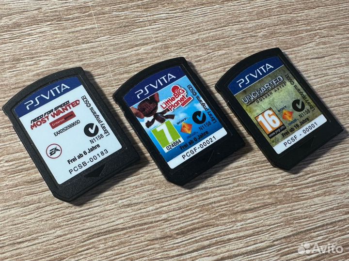 Игры для Sony Playstation Vita : картриджи