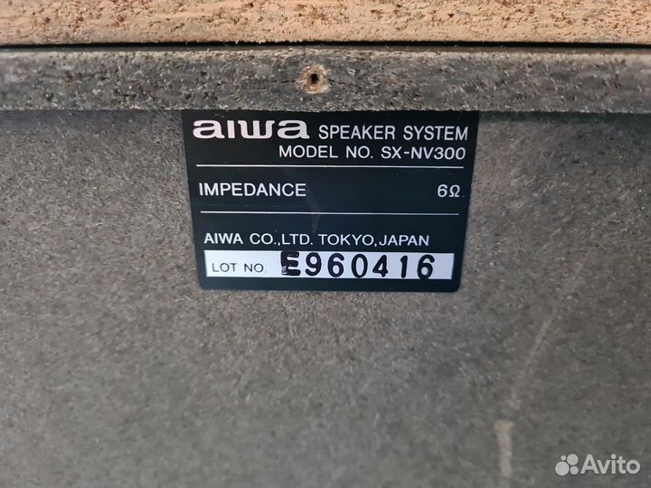 Музыкальный Колонки Aiwa сабуфер panasonik