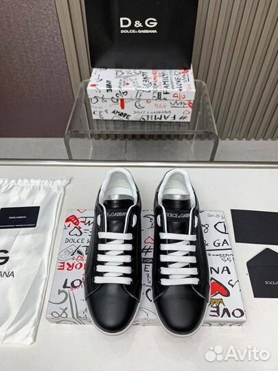 Кеды Dolce&Gabbana кожа