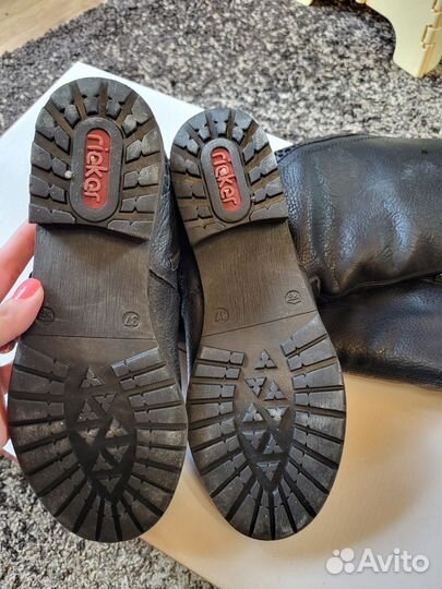 Сапоги женские rieker зима 37 размер