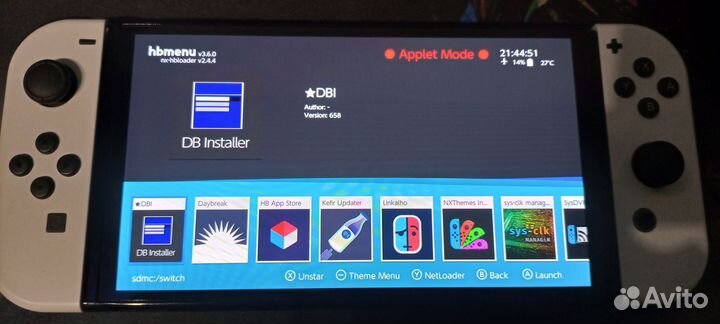 Nintendo switch oled прошитая чип