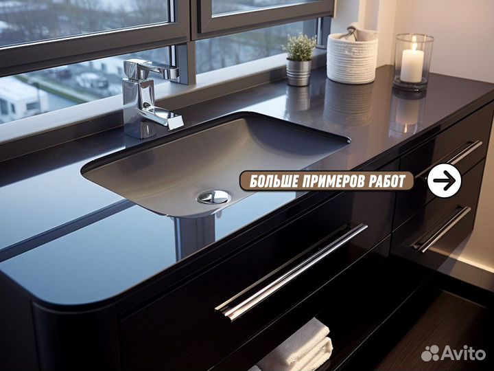 Подоконник из акрилового камня