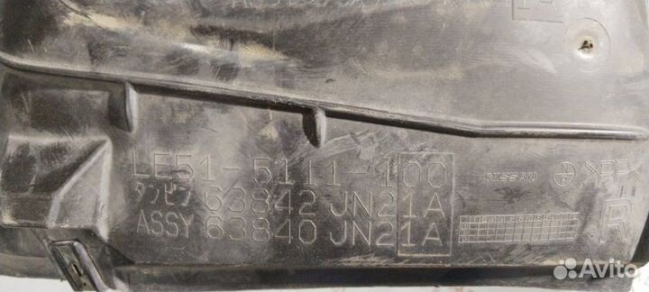 Подкрылок передний правый Nissan Teana TNJ32 2.5