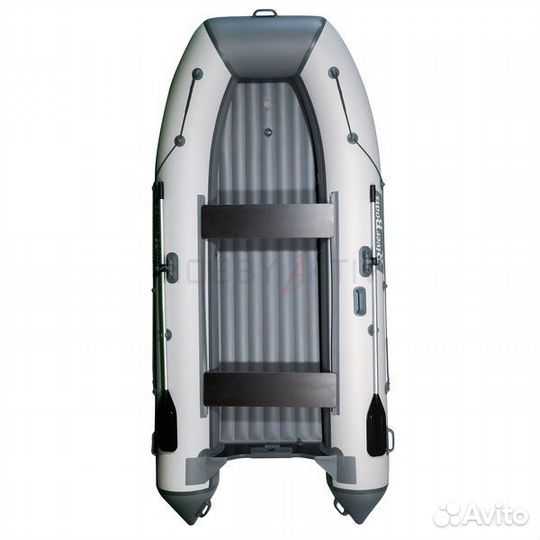 Лодка RiverBoats 340 нднд лайт серо-белый