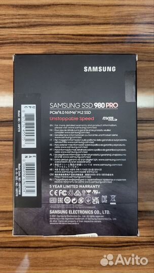 Ssd samsung 980 pro 2tb