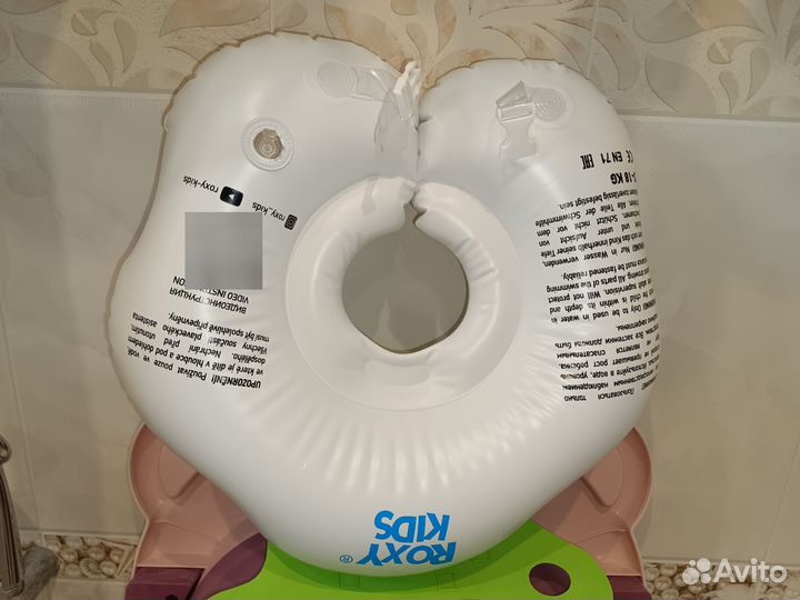 Круг на шею для купания Roxy kids новый