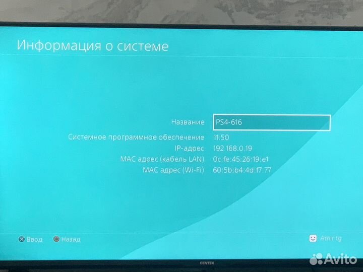 Игровая приставка ps4