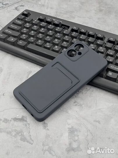 Чехол-накладка с картхолдером для Tecno