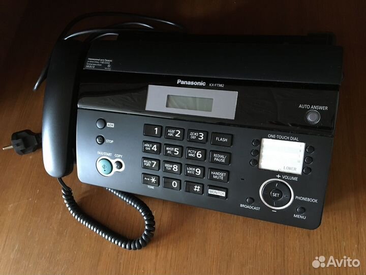 Факс телефон panasonic