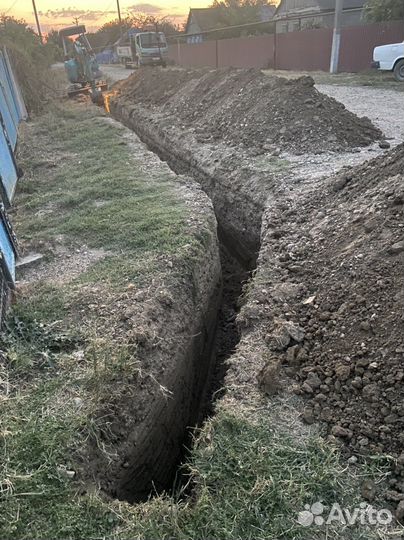 Услуги миниэкскаватора