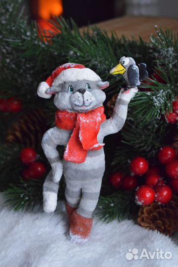 Ватные елочные игрушки Простоквашино