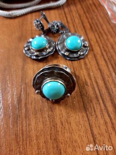 Серьги серебро