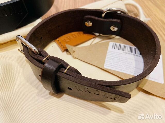 Кожаный ошейник для собак