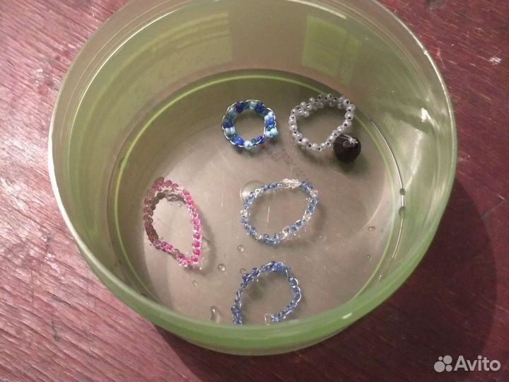 Бисерные кольца
