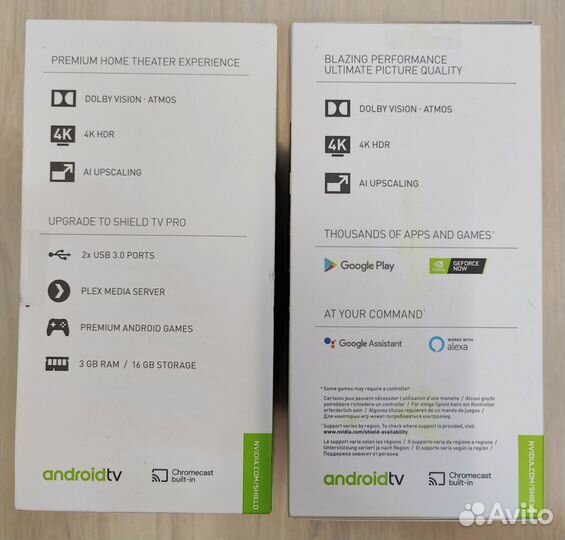 Новая Nvidia Shield TV 8Gb 4k HDR (USA)