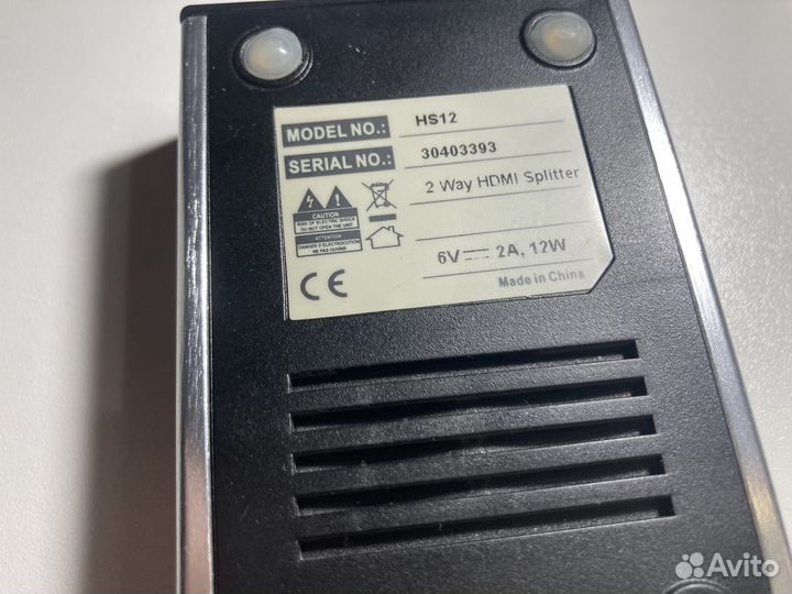 ProLink HS12 2 way hdmi Splitter