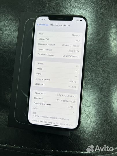 iPhone 12 Pro Max, 256 ГБ