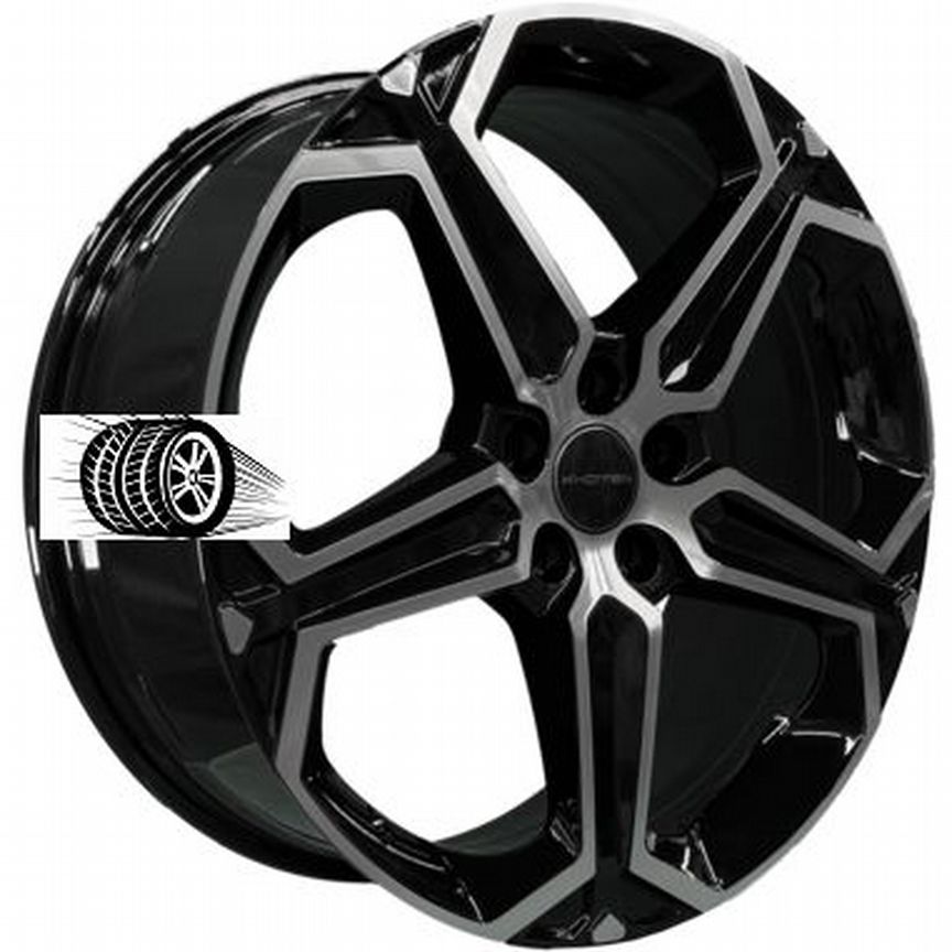 Литые диски Khomen Wheels 7.5×R19 5×114.3