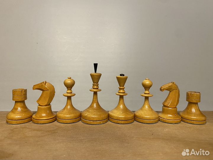 Шахматы деревянные, 1964 г., ранние Валдайские