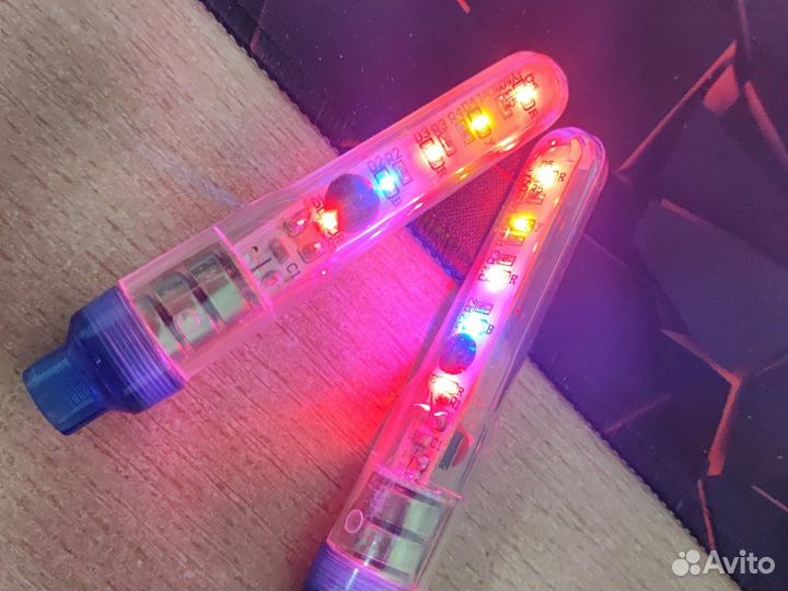 Грипсы, LED- колпачки