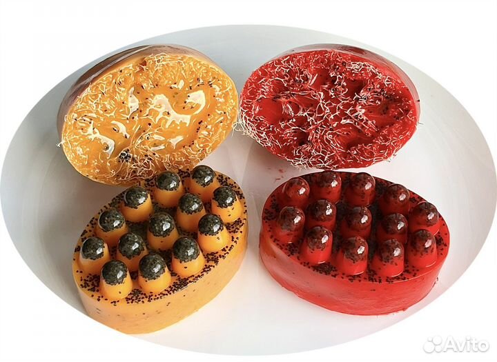 Мыло-скраб ручной работы