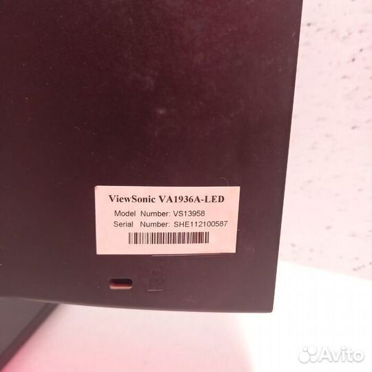 Монитор ViewSonic VA1936a-LED (Рассрочка / К1)