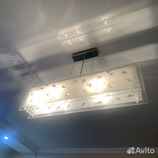 Люстра потолочная подвесная бу