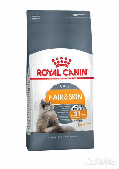 Корм для кошек Royal canin 10 кг Hair&Skin