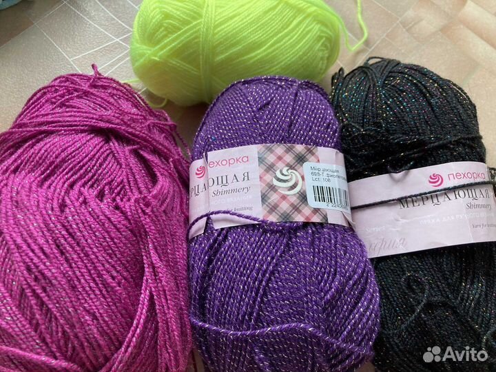 Пряжа alize softy plus, мохер и с люрексом