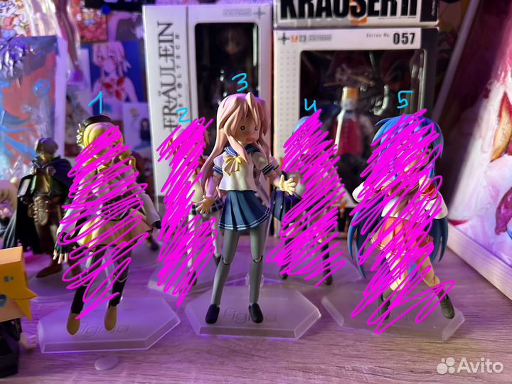 Подвижные аниме фигурки